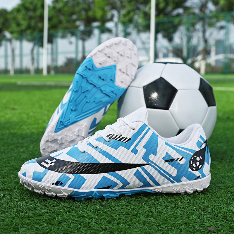 Football Cleats — Youth Low-Top Cleats (TF Turf, Training, Anti-Slip)