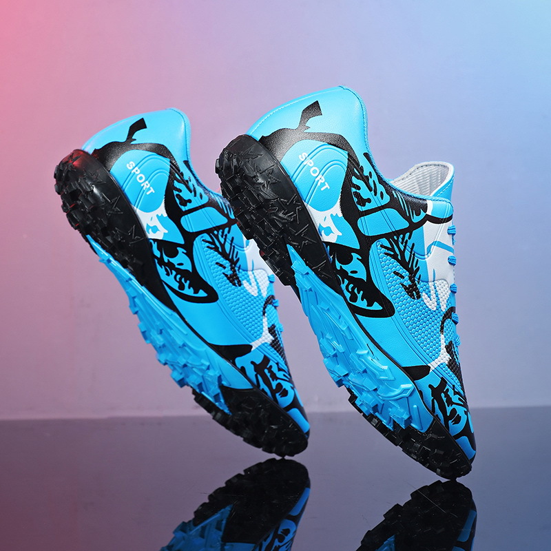 Football Cleats — Youth Low-Top Cleats (TF Turf, Training, PU Leather)