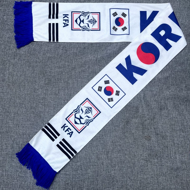 2026 World Cup South Korea Fan Soccer Scarf